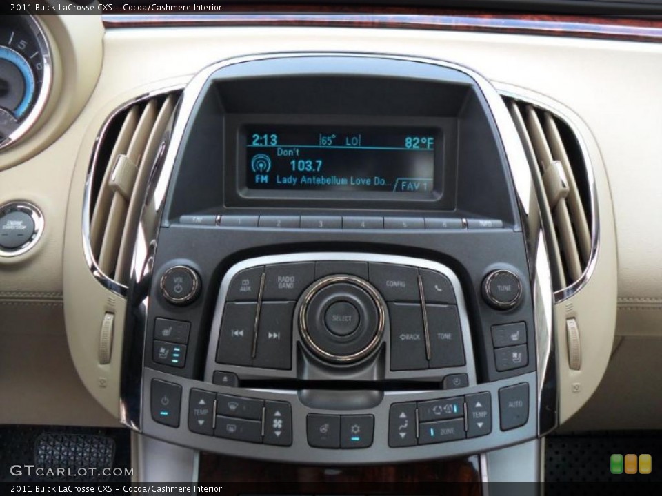 Cocoa/Cashmere Interior Controls for the 2011 Buick LaCrosse CXS #38809876