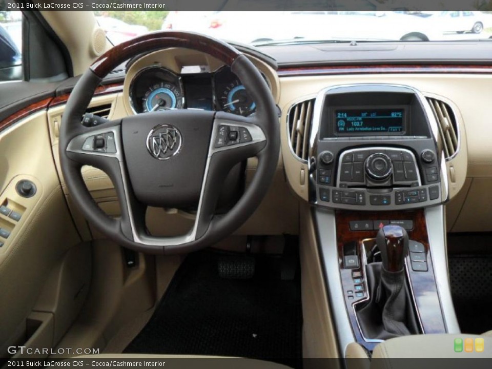 Cocoa/Cashmere Interior Dashboard for the 2011 Buick LaCrosse CXS #38809952