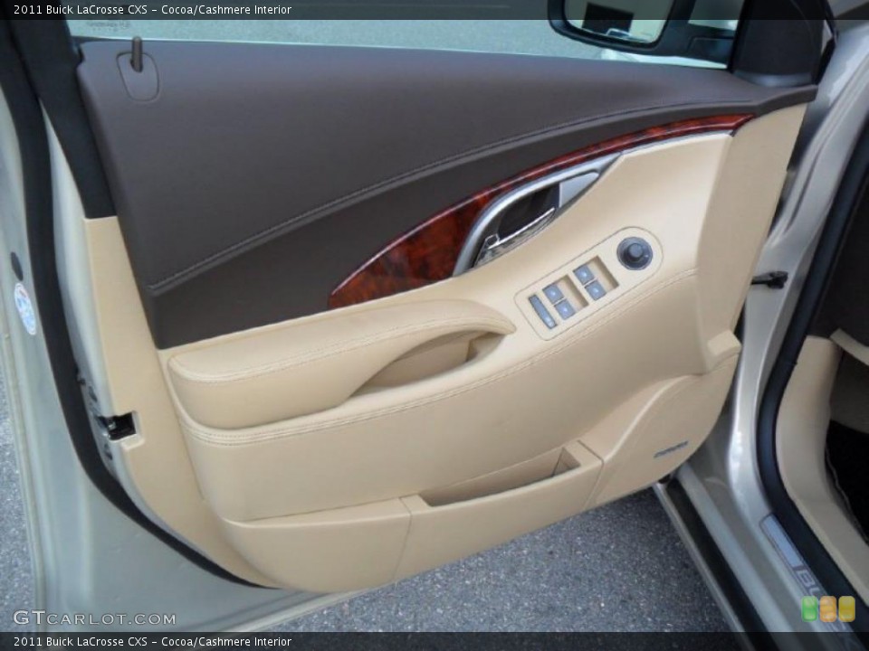 Cocoa/Cashmere Interior Door Panel for the 2011 Buick LaCrosse CXS #38810636