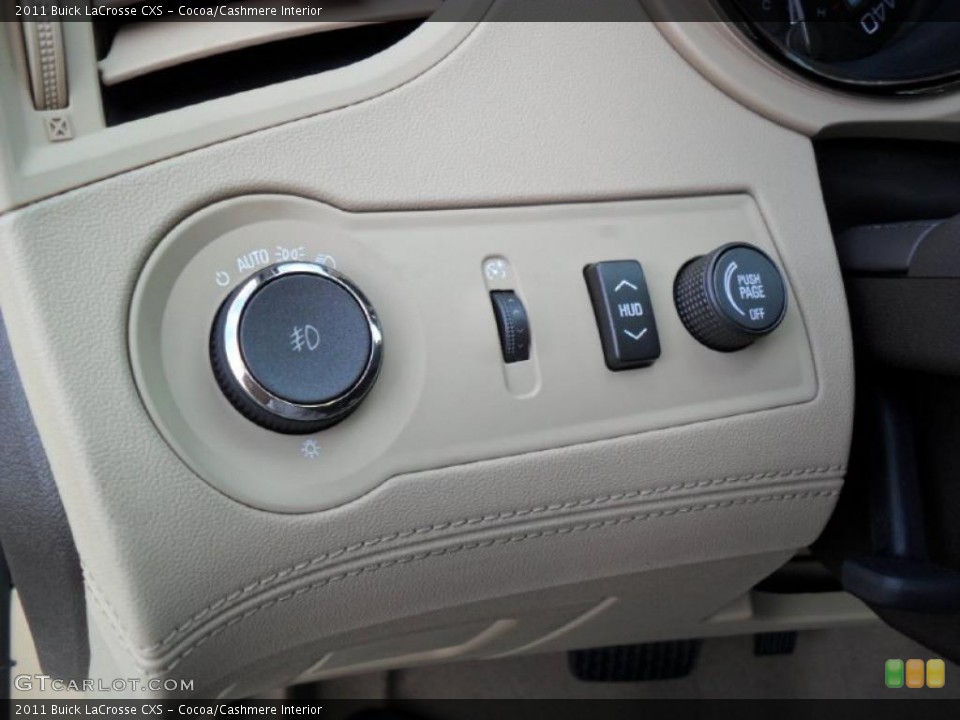 Cocoa/Cashmere Interior Controls for the 2011 Buick LaCrosse CXS #38810668