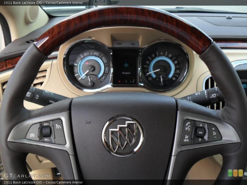 Cocoa/Cashmere Interior Controls for the 2011 Buick LaCrosse CXS #38810688
