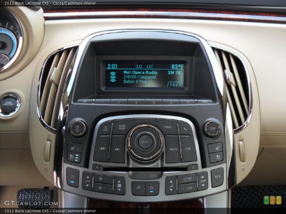 Cocoa/Cashmere Interior Controls for the 2011 Buick LaCrosse CXS #38810696