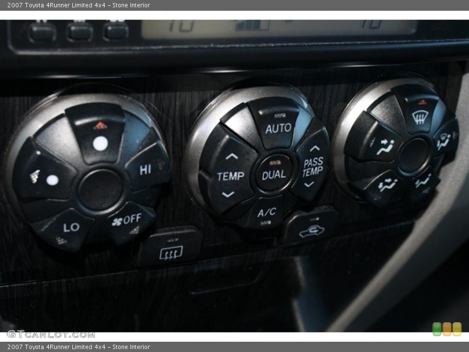 Stone Interior Controls for the 2007 Toyota 4Runner Limited 4x4 #38811084