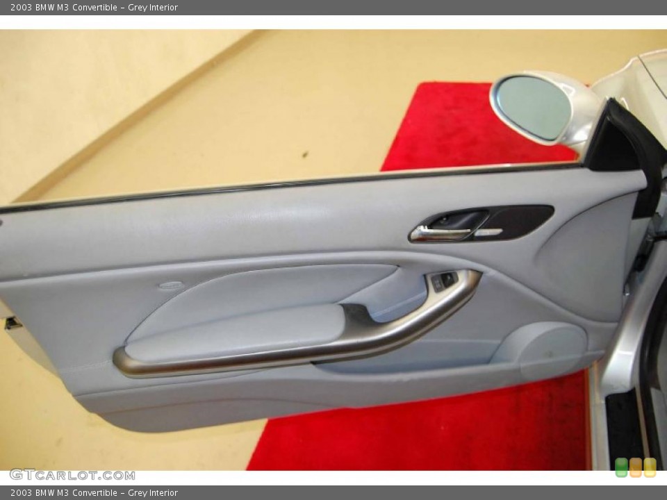 Grey Interior Door Panel for the 2003 BMW M3 Convertible #38811252