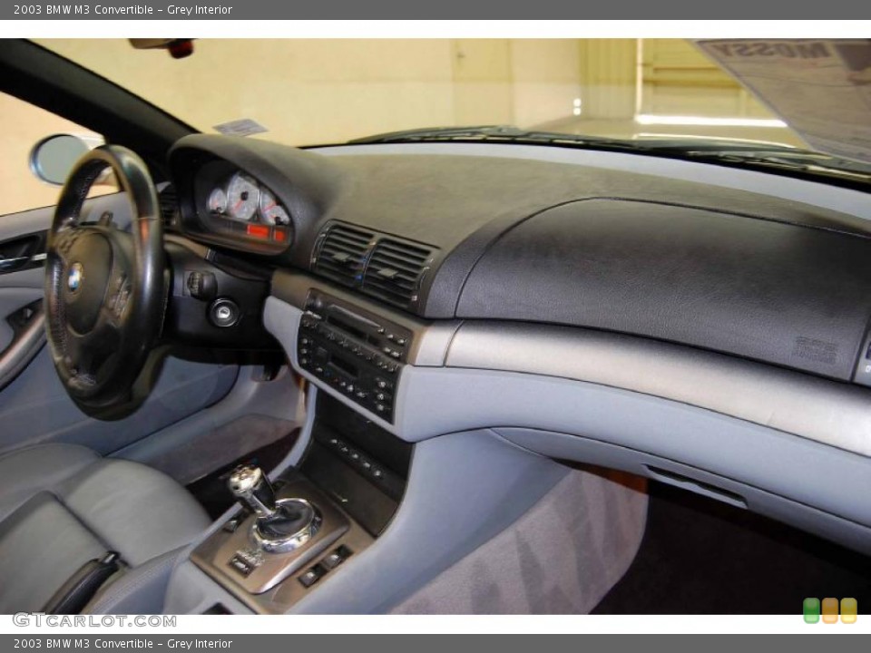 Grey Interior Dashboard for the 2003 BMW M3 Convertible #38811364