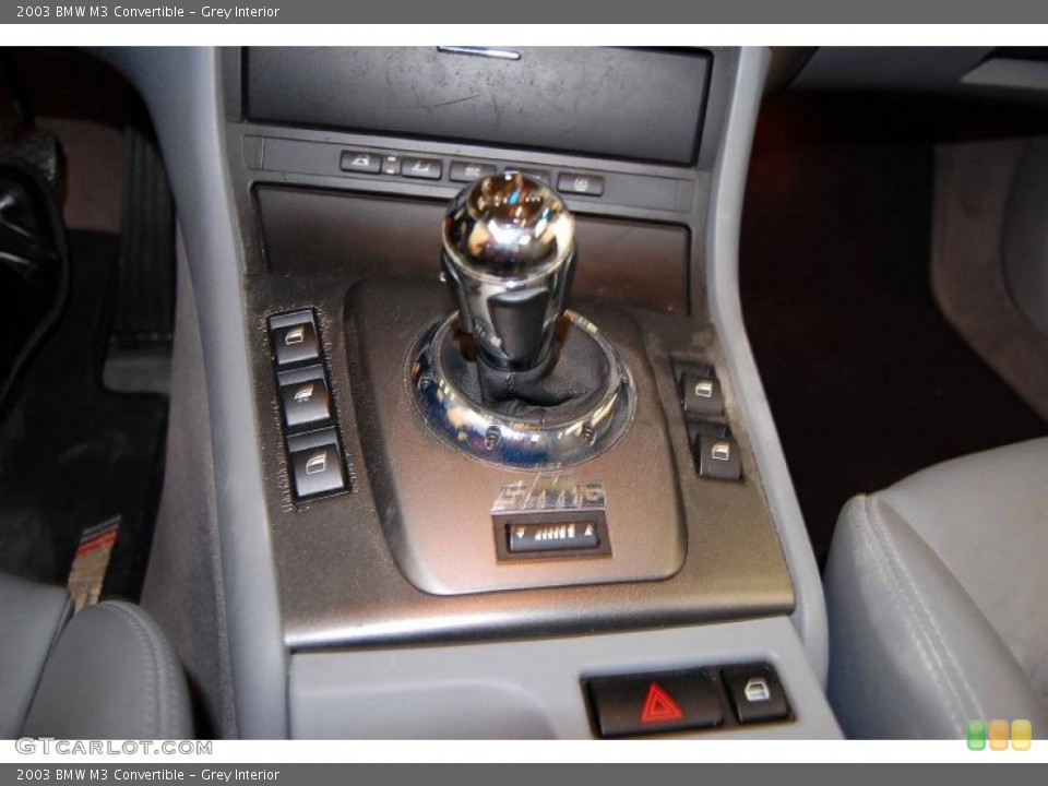Grey Interior Transmission for the 2003 BMW M3 Convertible #38811376