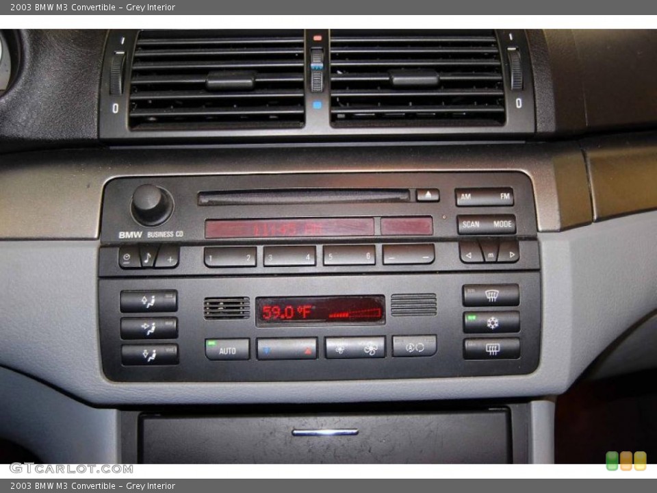 Grey Interior Controls for the 2003 BMW M3 Convertible #38811392