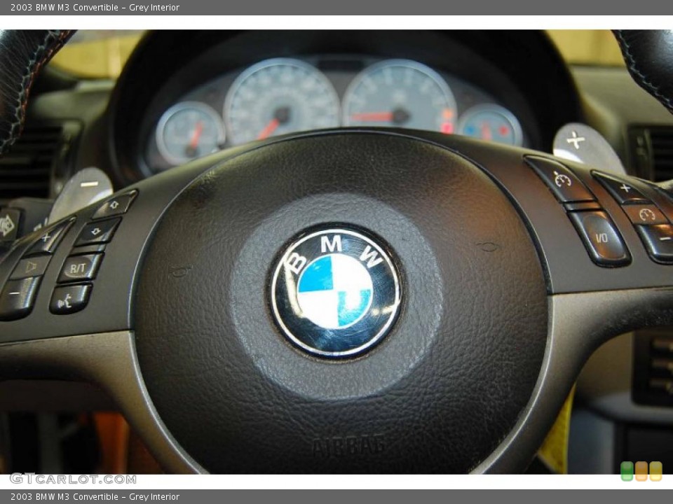 Grey Interior Controls for the 2003 BMW M3 Convertible #38811404