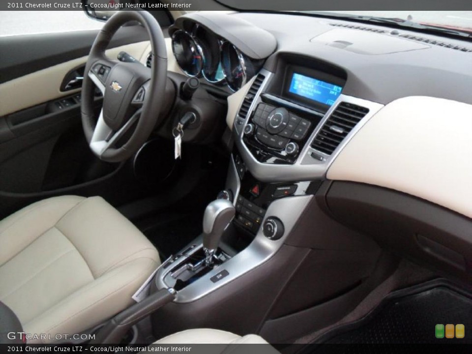 Cocoa/Light Neutral Leather Interior Dashboard for the 2011 Chevrolet Cruze LTZ #38811612