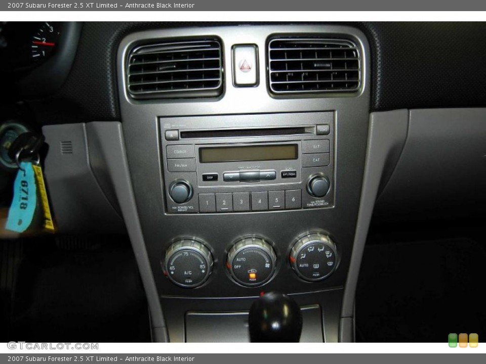 Anthracite Black Interior Controls for the 2007 Subaru Forester 2.5 XT Limited #38811876