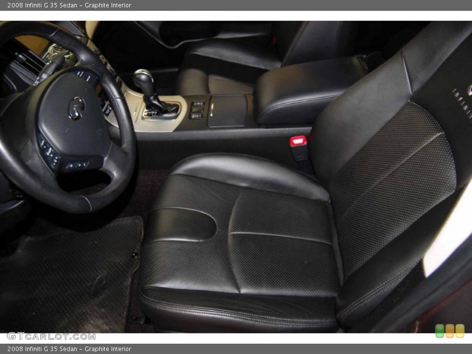 Graphite Interior Photo for the 2008 Infiniti G 35 Sedan #38812120