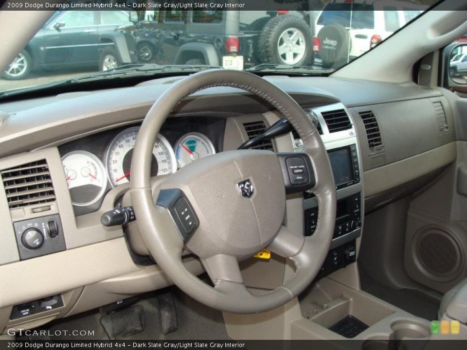 Dark Slate Gray/Light Slate Gray Interior Dashboard for the 2009 Dodge Durango Limited Hybrid 4x4 #38812576