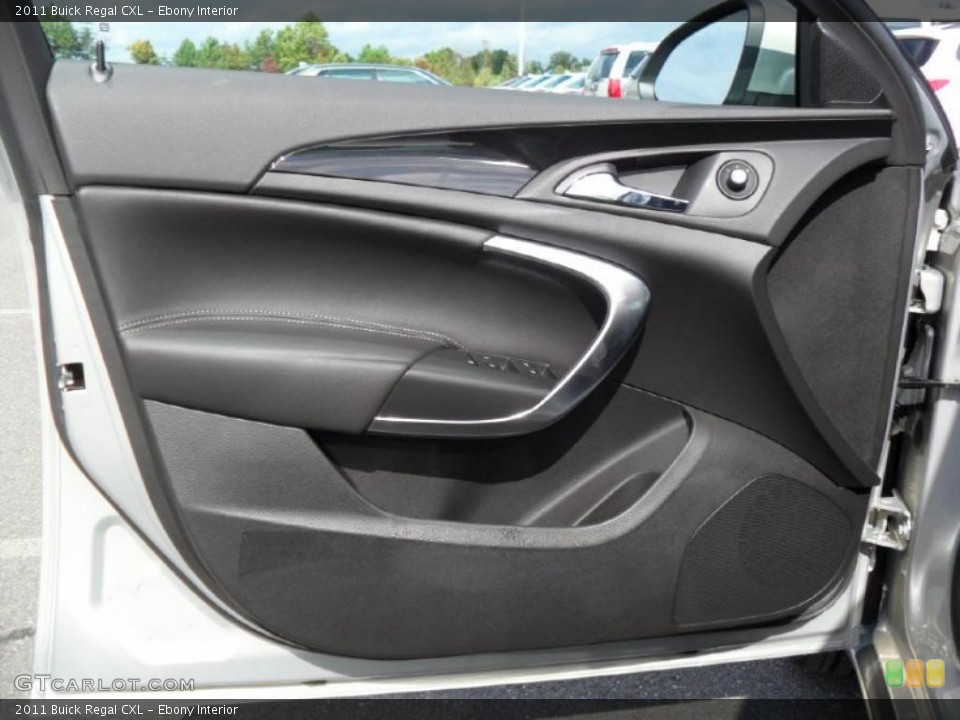 Ebony Interior Door Panel for the 2011 Buick Regal CXL #38812608