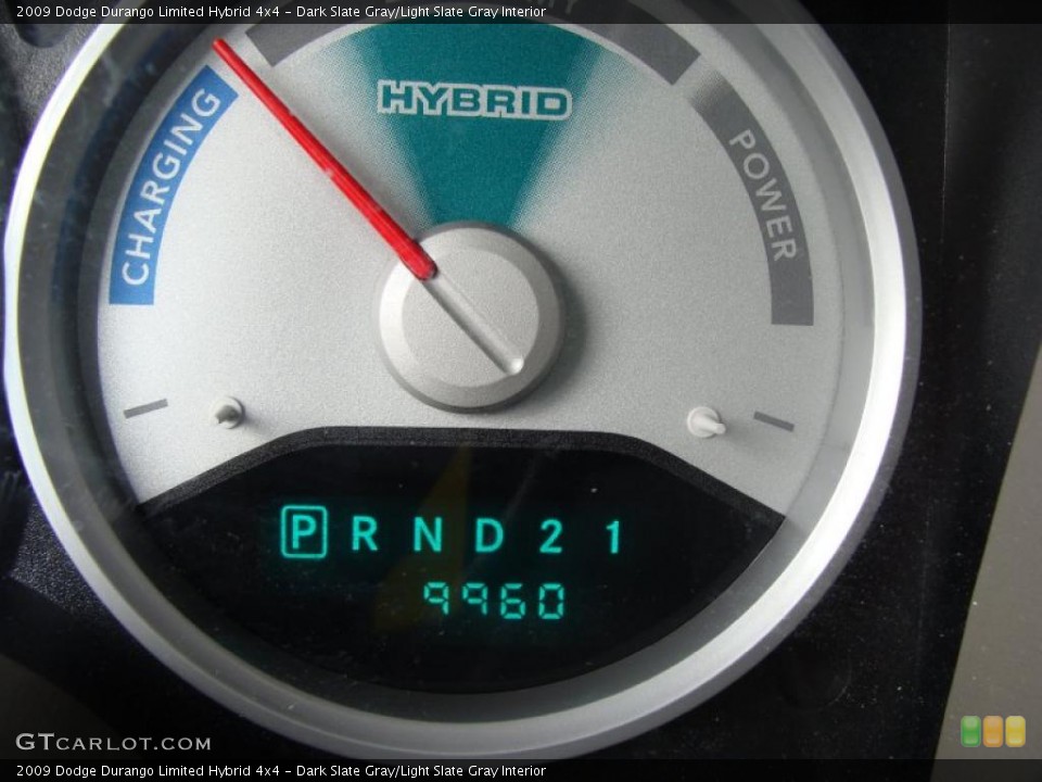 Dark Slate Gray/Light Slate Gray Interior Gauges for the 2009 Dodge Durango Limited Hybrid 4x4 #38812644