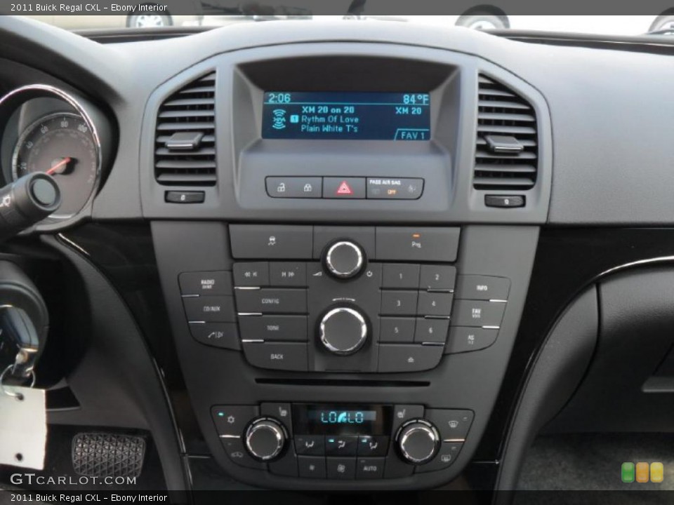 Ebony Interior Controls for the 2011 Buick Regal CXL #38812656