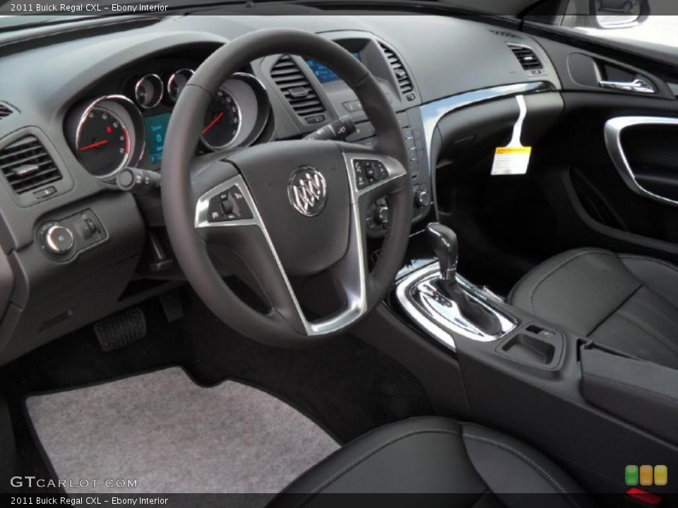 Ebony Interior Prime Interior for the 2011 Buick Regal CXL #38812888