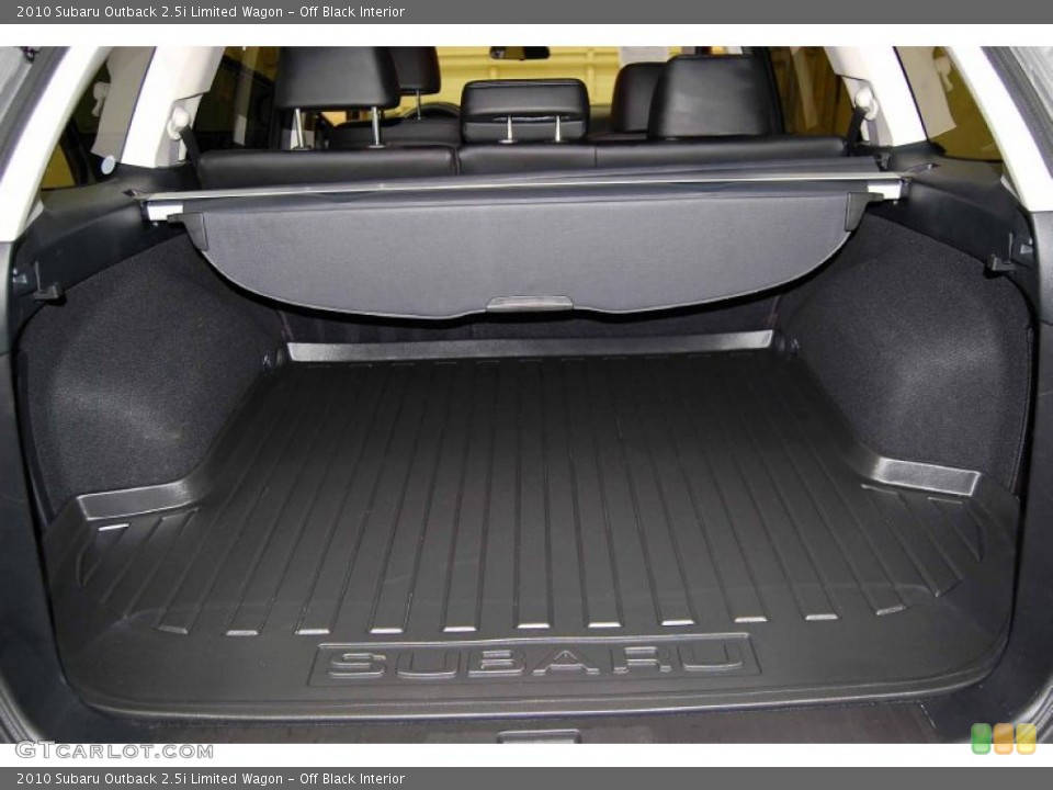 Off Black Interior Trunk for the 2010 Subaru Outback 2.5i Limited Wagon #38813416