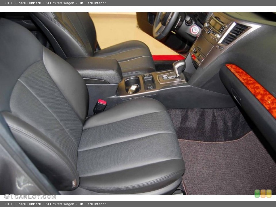 Off Black Interior Photo for the 2010 Subaru Outback 2.5i Limited Wagon #38813508