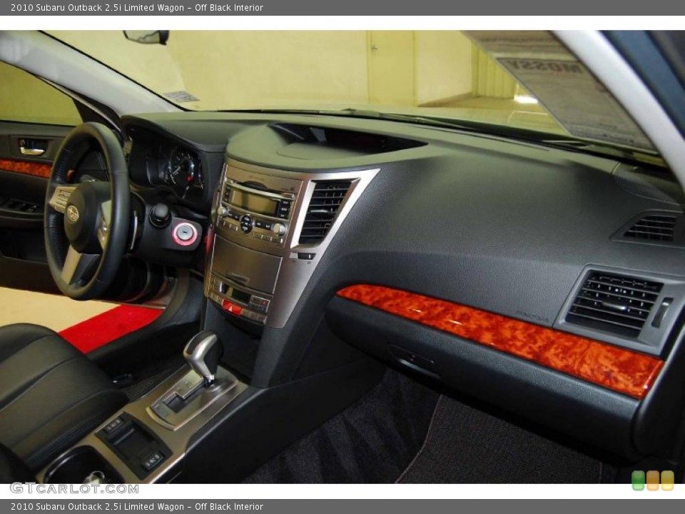 Off Black Interior Dashboard for the 2010 Subaru Outback 2.5i Limited Wagon #38813520