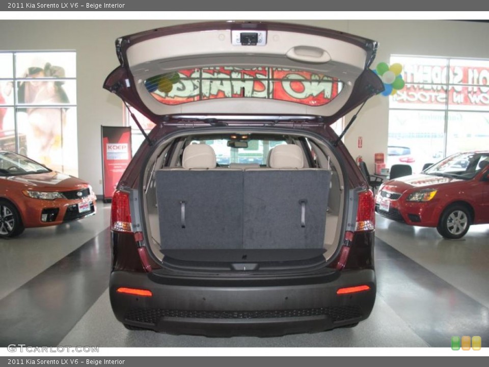 Beige Interior Trunk for the 2011 Kia Sorento LX V6 #38814000
