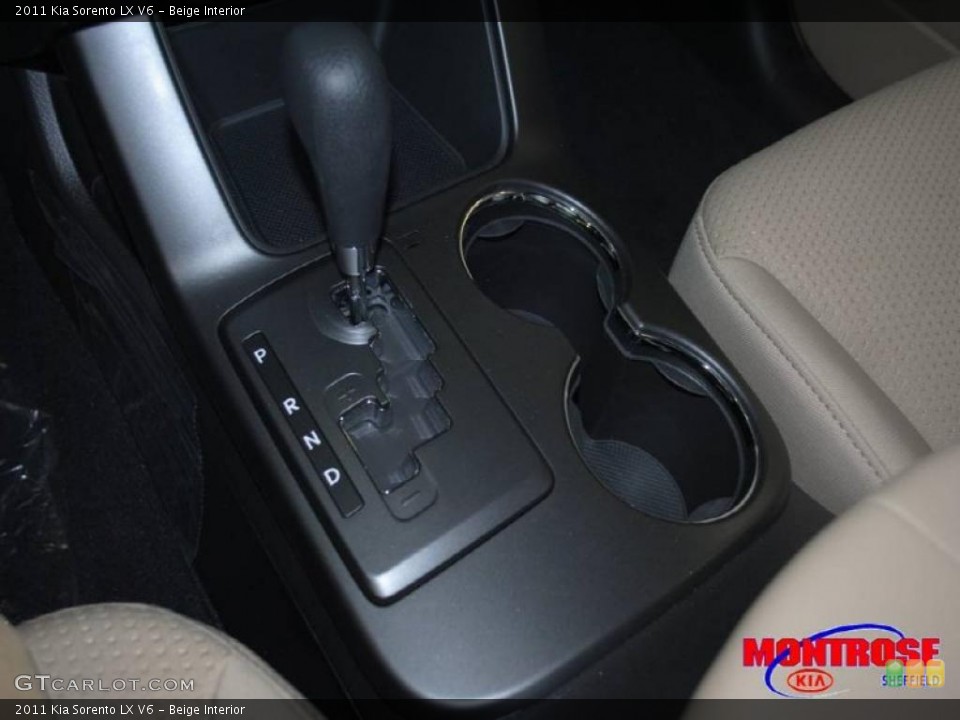 Beige Interior Transmission for the 2011 Kia Sorento LX V6 #38814200