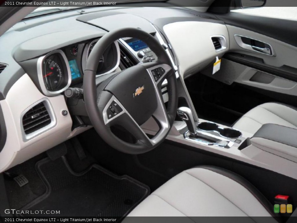 Light Titanium/Jet Black Interior Prime Interior for the 2011 Chevrolet Equinox LTZ #38814428