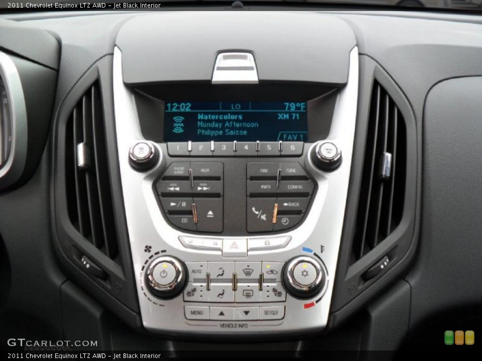Jet Black Interior Controls for the 2011 Chevrolet Equinox LTZ AWD #38814648