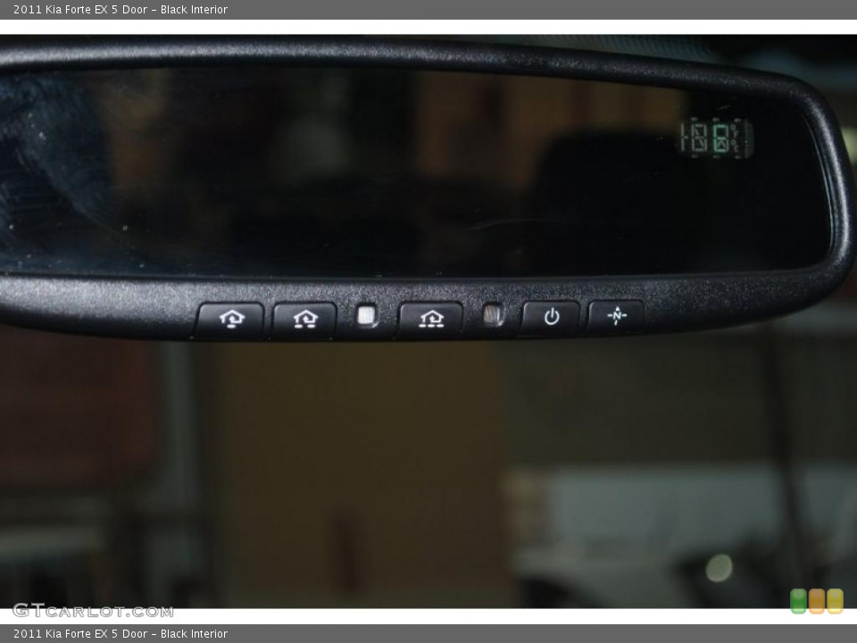 Black Interior Controls for the 2011 Kia Forte EX 5 Door #38814724