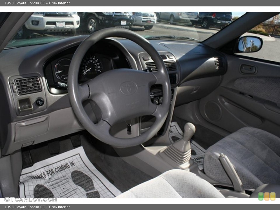 Gray 1998 Toyota Corolla Interiors