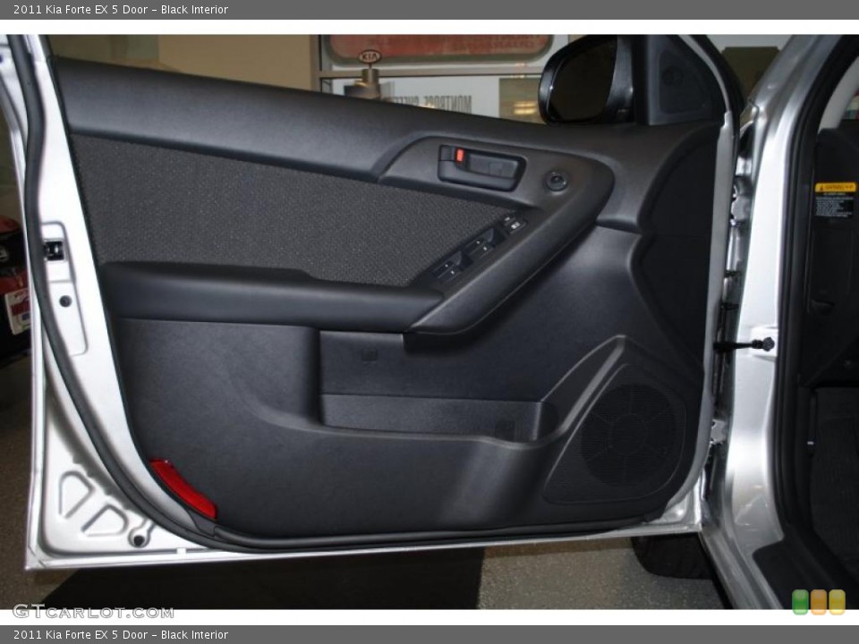 Black Interior Door Panel for the 2011 Kia Forte EX 5 Door #38814836