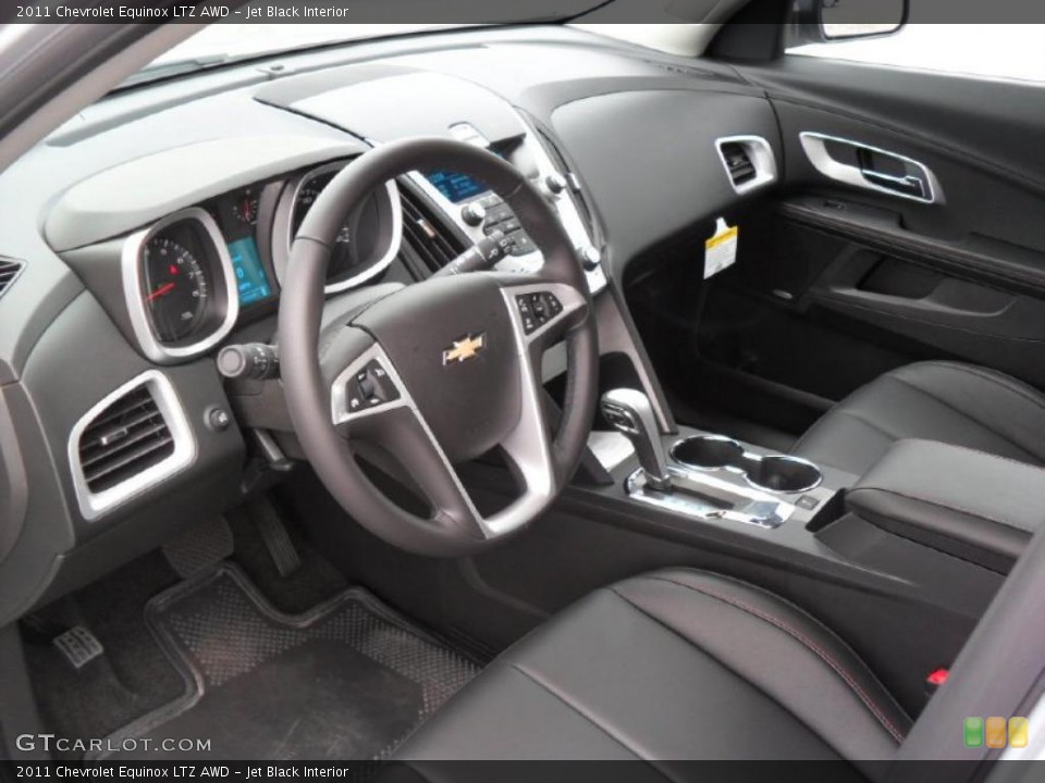 Jet Black Interior Prime Interior for the 2011 Chevrolet Equinox LTZ AWD #38814860