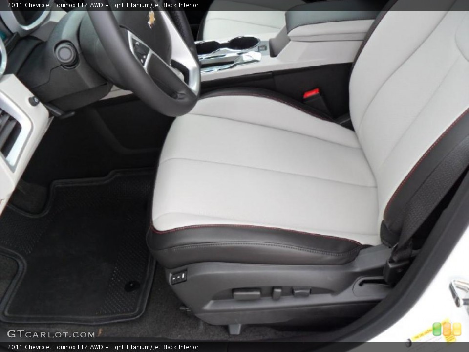 Light Titanium/Jet Black Interior Photo for the 2011 Chevrolet Equinox LTZ AWD #38814964