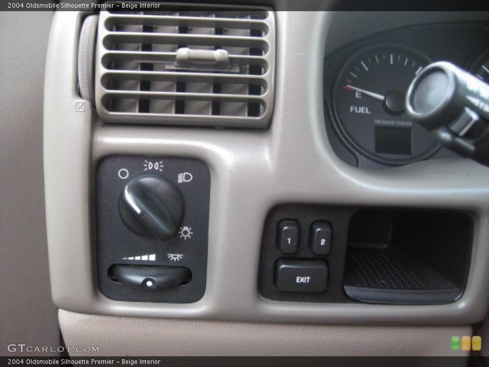Beige Interior Controls for the 2004 Oldsmobile Silhouette Premier #38815316