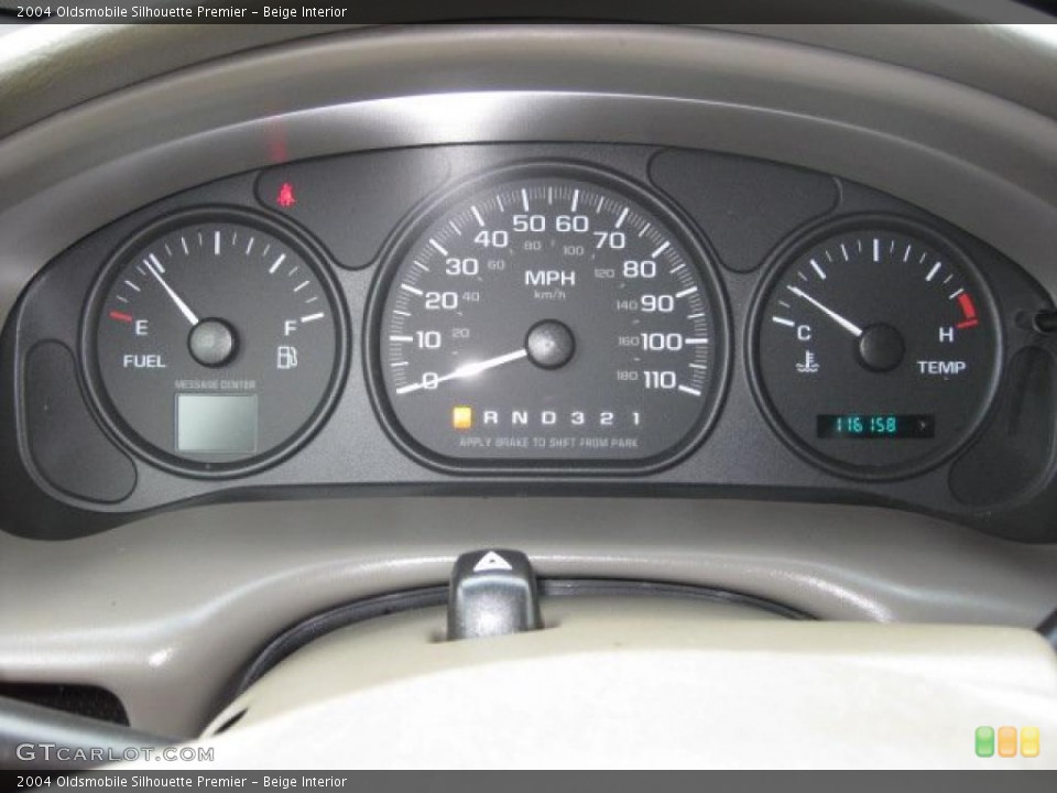 Beige Interior Gauges for the 2004 Oldsmobile Silhouette Premier #38815328
