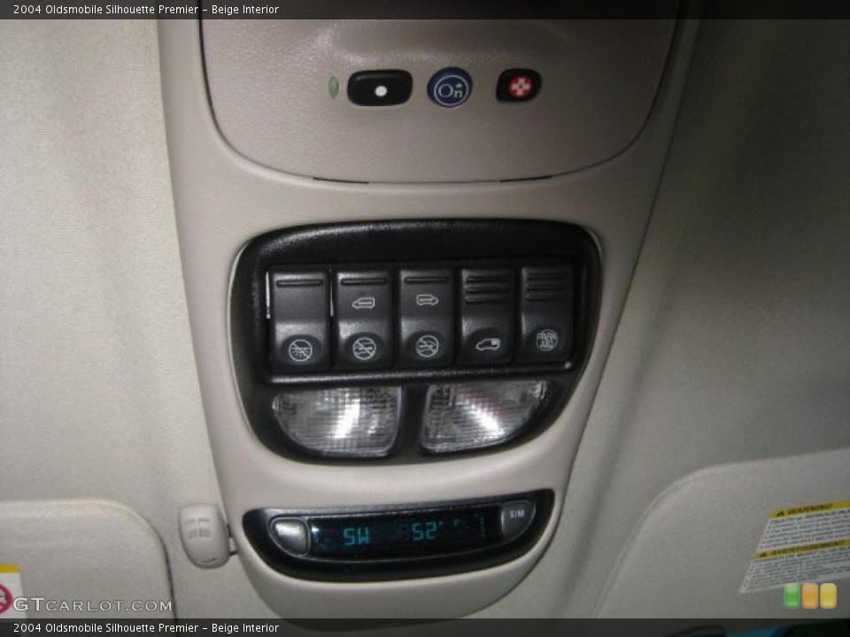 Beige Interior Controls for the 2004 Oldsmobile Silhouette Premier #38815408