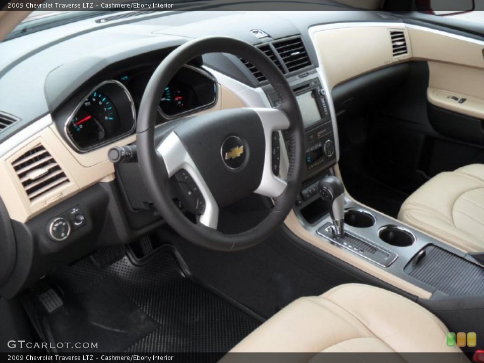 Cashmere/Ebony Interior Prime Interior for the 2009 Chevrolet Traverse LTZ #38815712