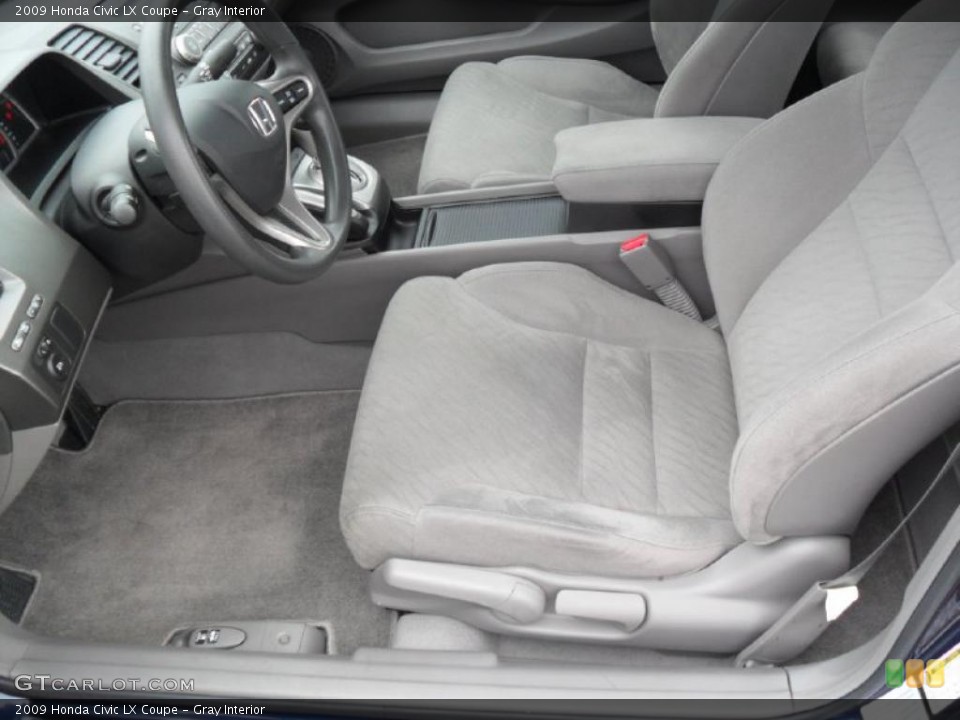 Gray Interior Photo for the 2009 Honda Civic LX Coupe #38815828
