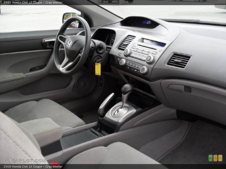 Gray Interior Dashboard for the 2009 Honda Civic LX Coupe #38815992