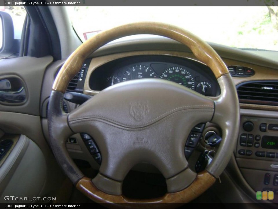 Cashmere Interior Steering Wheel for the 2000 Jaguar S-Type 3.0 #38817896