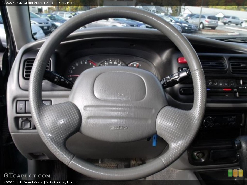 Gray Interior Steering Wheel for the 2000 Suzuki Grand Vitara JLX 4x4 #38818136