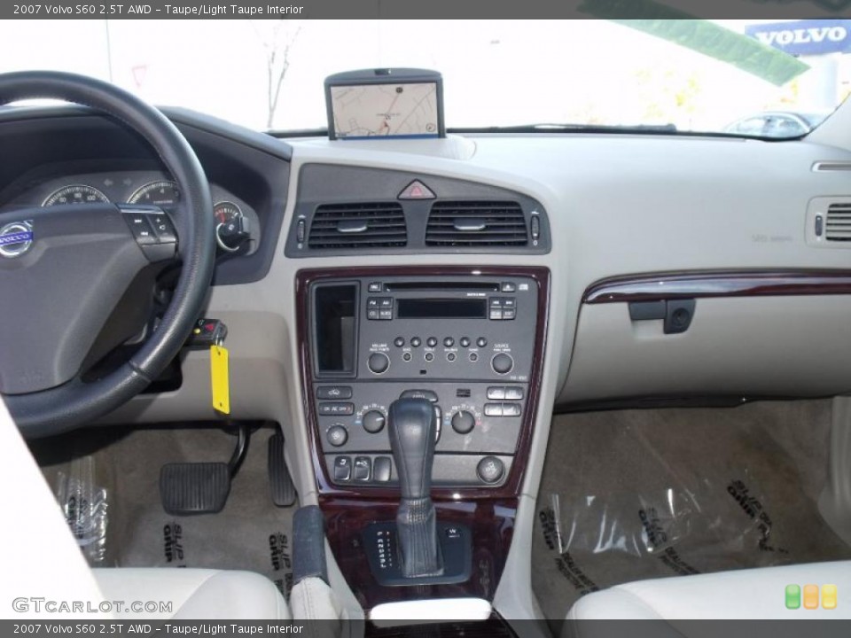 Taupe/Light Taupe Interior Controls for the 2007 Volvo S60 2.5T AWD #38818796