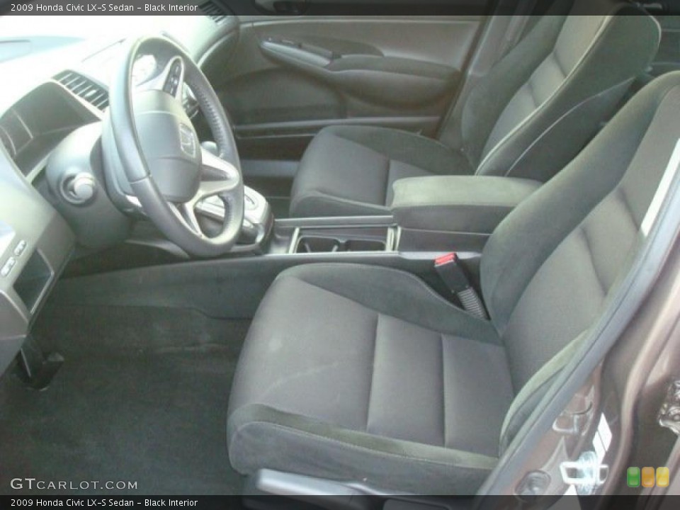 Black Interior Photo for the 2009 Honda Civic LX-S Sedan #38818868