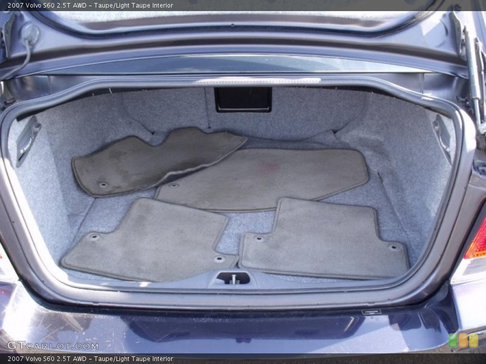 Taupe/Light Taupe Interior Trunk for the 2007 Volvo S60 2.5T AWD #38818872