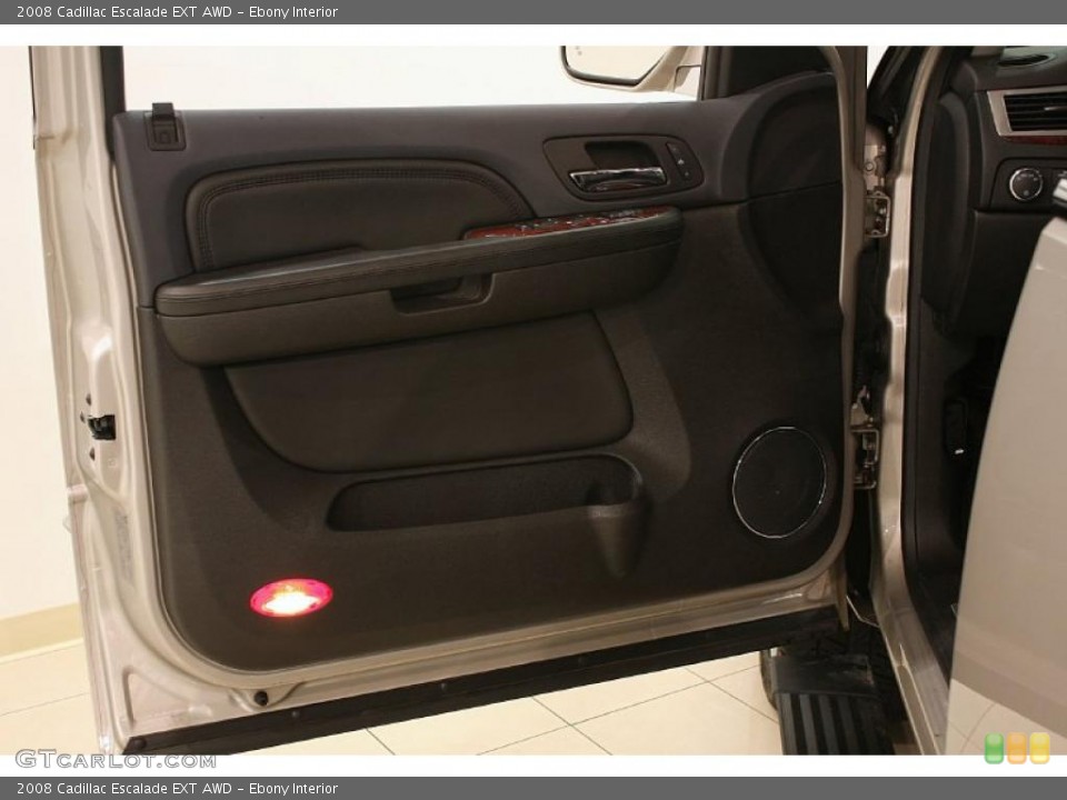 Ebony Interior Door Panel for the 2008 Cadillac Escalade EXT AWD #38820320