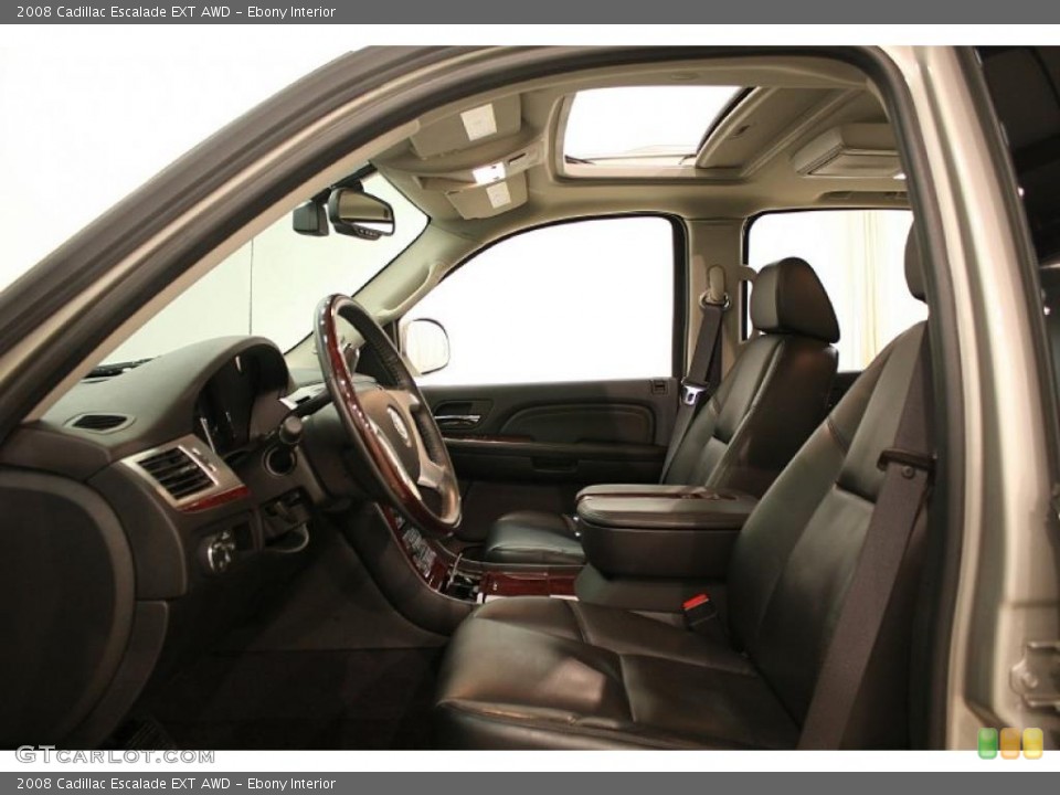 Ebony Interior Photo for the 2008 Cadillac Escalade EXT AWD #38820380