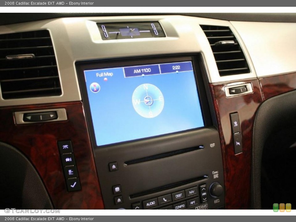 Ebony Interior Navigation for the 2008 Cadillac Escalade EXT AWD #38820508