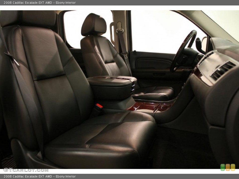 Ebony Interior Photo for the 2008 Cadillac Escalade EXT AWD #38820568