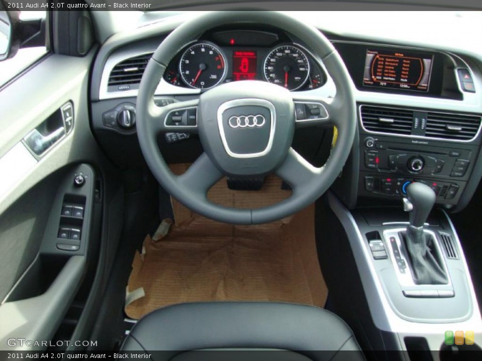 Black Interior Steering Wheel for the 2011 Audi A4 2.0T quattro Avant #38822292