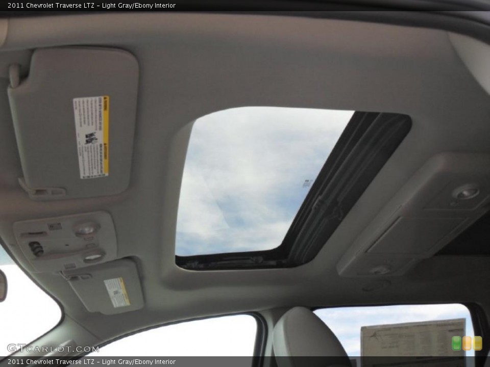 Light Gray/Ebony Interior Sunroof for the 2011 Chevrolet Traverse LTZ #38822928