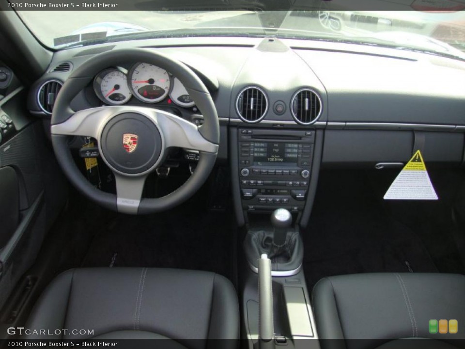 Black Interior Dashboard for the 2010 Porsche Boxster S #38823424